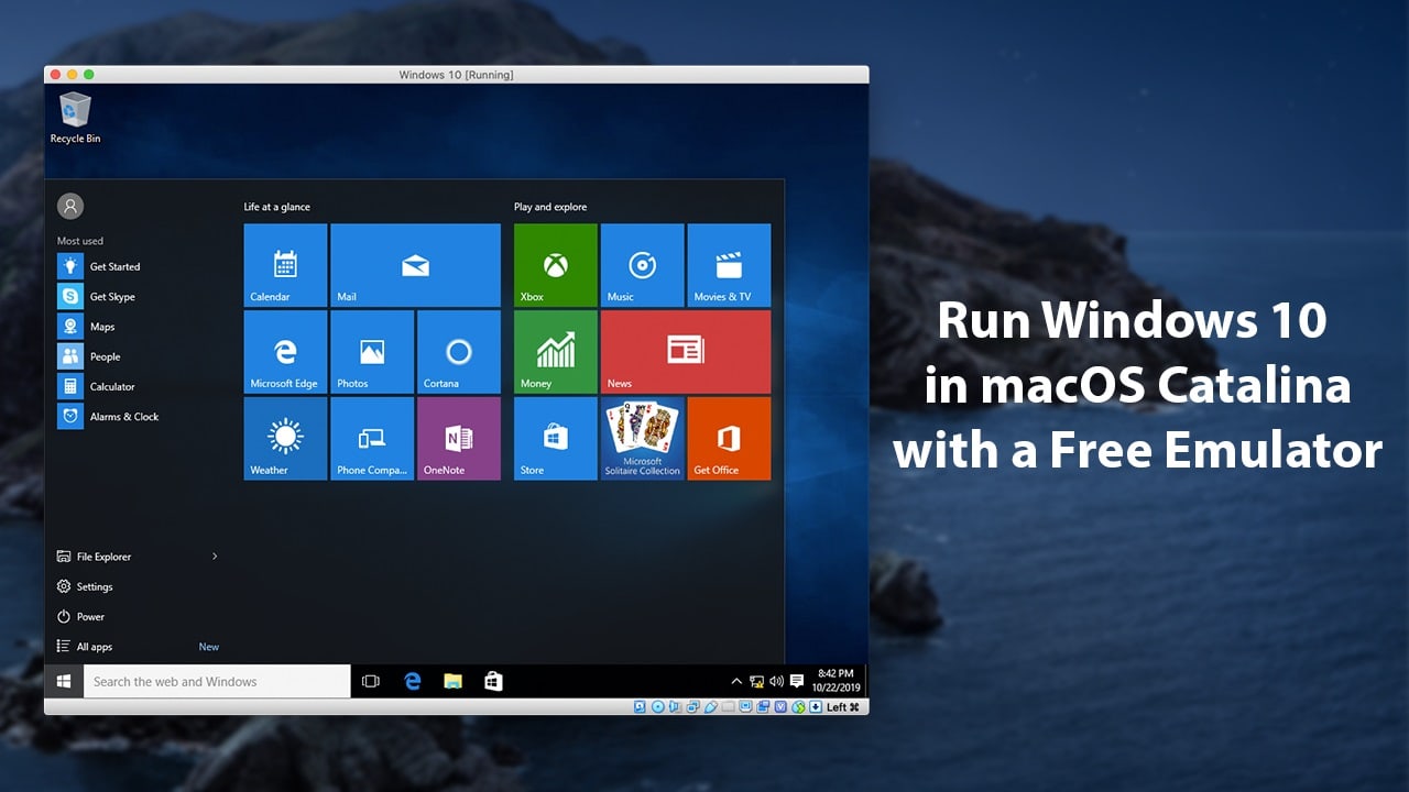 mac emulator for windows 10